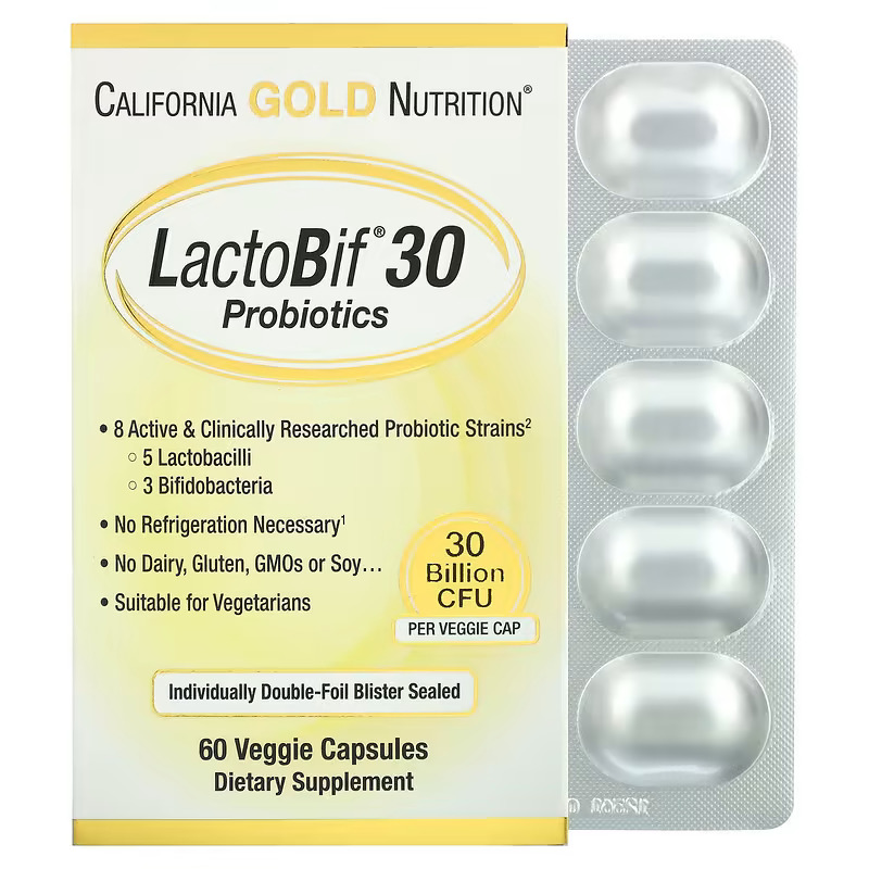 아이허브 할인코드 California Gold Nutrition, LactoBif 프로바이오틱스